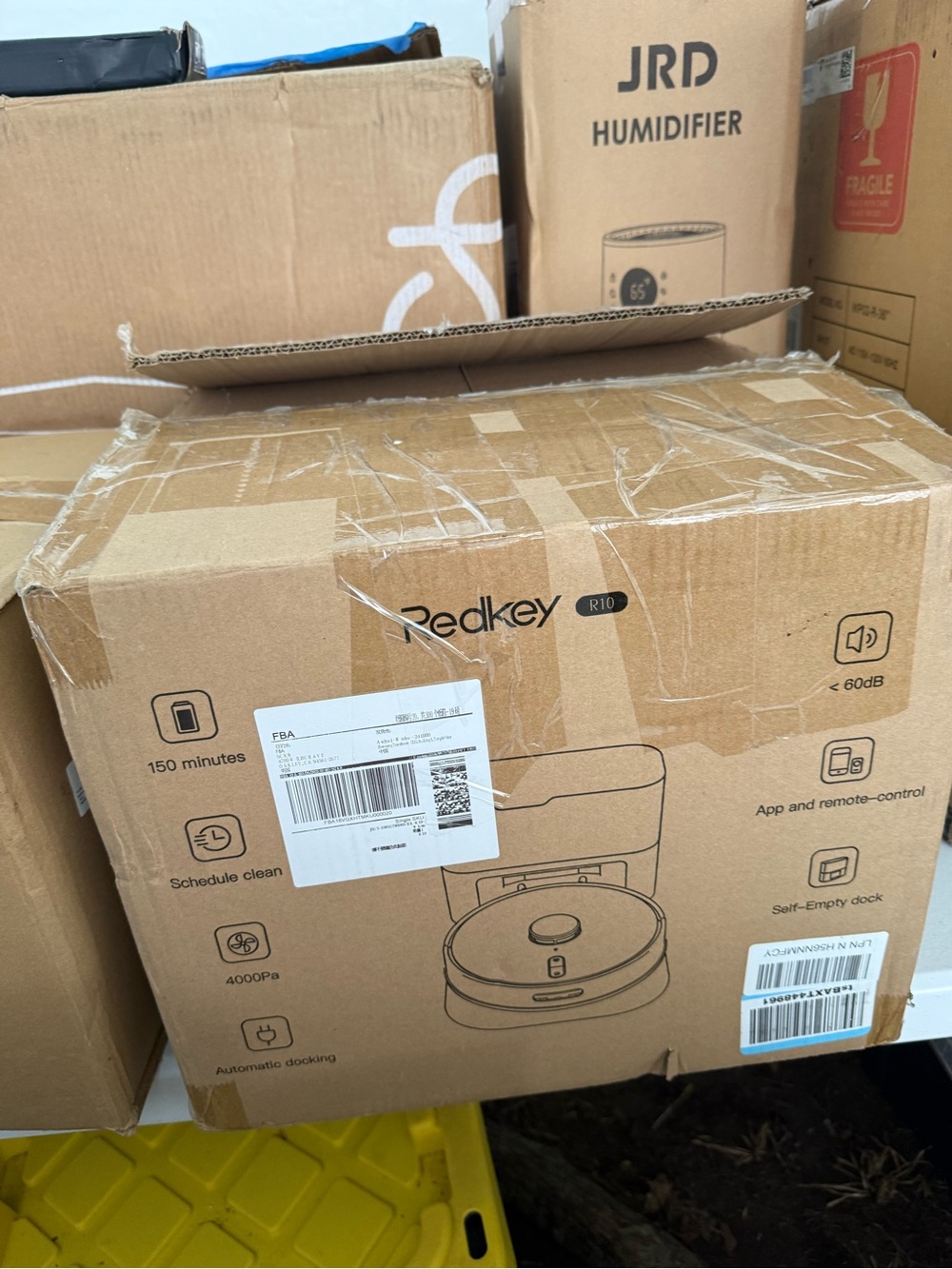 R10 Robot Vacuum & Mop - Brown
